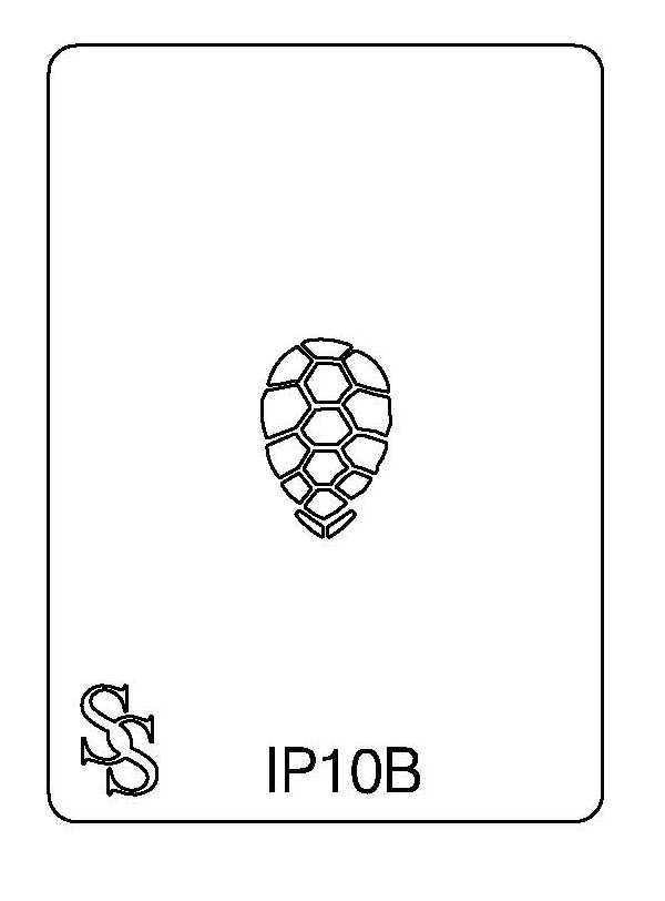 IMPRESSION PLATE IP10B TURTLE SHELL